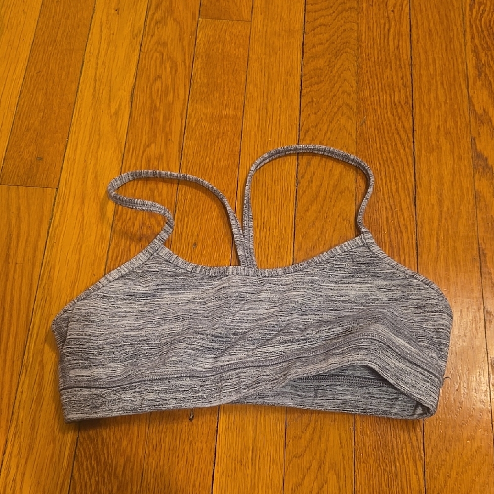 Gray Lululemon  Sports Bra